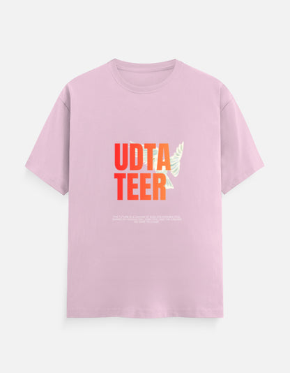 UDTA TEER™ – Bold Graphic Black T-Shirt