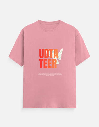 UDTA TEER™ – Bold Graphic Black T-Shirt