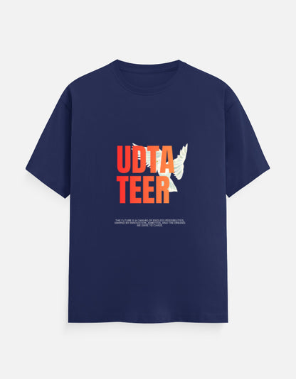 UDTA TEER™ – Bold Graphic Black T-Shirt