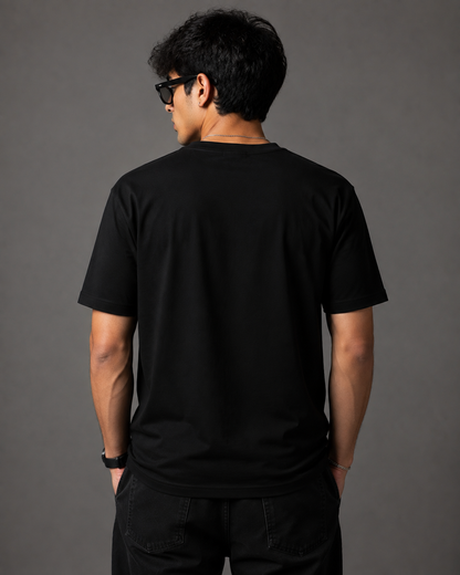 UDTA TEER™ – Bold Graphic Black T-Shirt